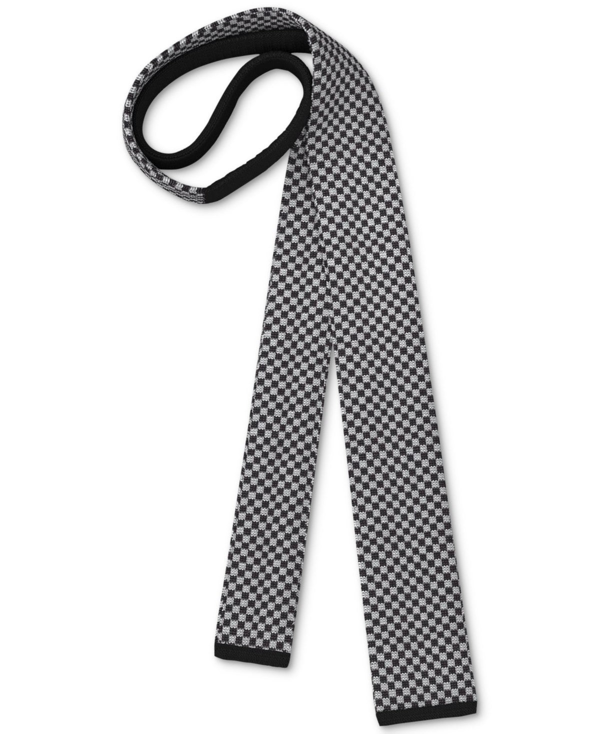 Hugo Boss Mens Neck Tie Black Knitted
