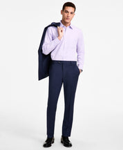 Brooks Brothers Mens Classic fit Dress Pants 32 / 32 Navy Blue Striped Stretch