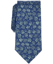 Michael Kors Mens Walker Floral Neck Tie Blue