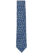 Michael Kors Mens Walker Floral Neck Tie Blue