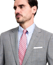 Brooks Brothers Mens Classic fit Wool Suit Jacket Blazer 44 R Gray Plaid