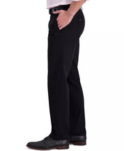 Haggar Mens Straight fit Dress Pants 36 / 30 Dark Grey Solid