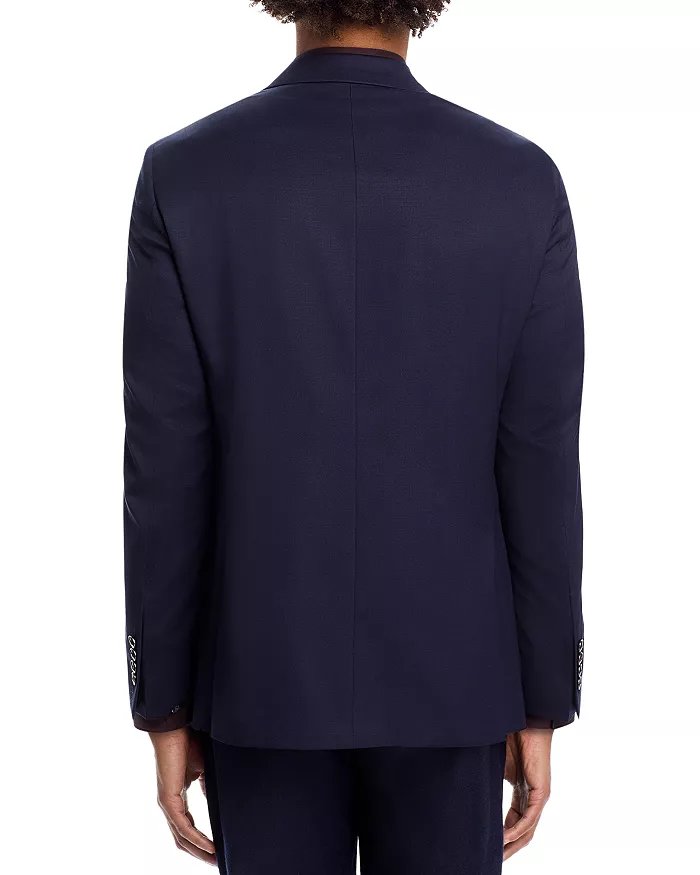 Hart Schaffner Marx Mens Regular fit Sport Coat Blazer 52 R Navy Blue Solid
