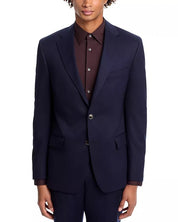 Hart Schaffner Marx Mens Regular fit Sport Coat Blazer 52 R Navy Blue Solid