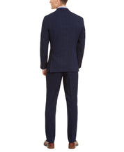 Perry Ellis Portfolio Mens Slim Fit Navy Dress Pants 30 x 30