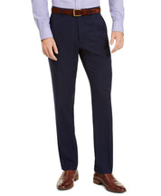 Perry Ellis Portfolio Mens Slim Fit Navy Dress Pants 30 x 30