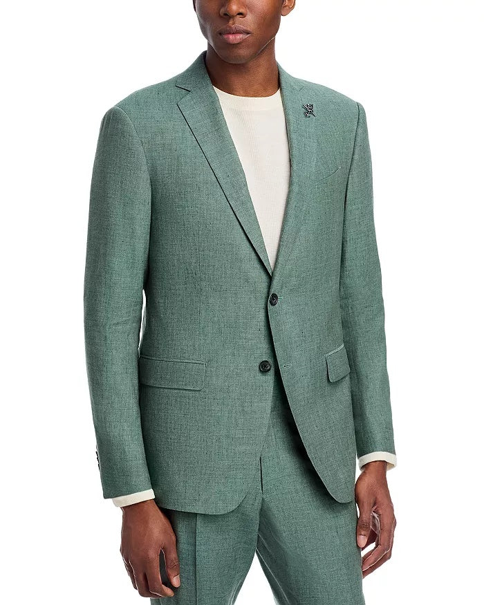 John Varvatos Star Usa Mens Slim fit Suit Jacket Blazer 40 S Green Solid