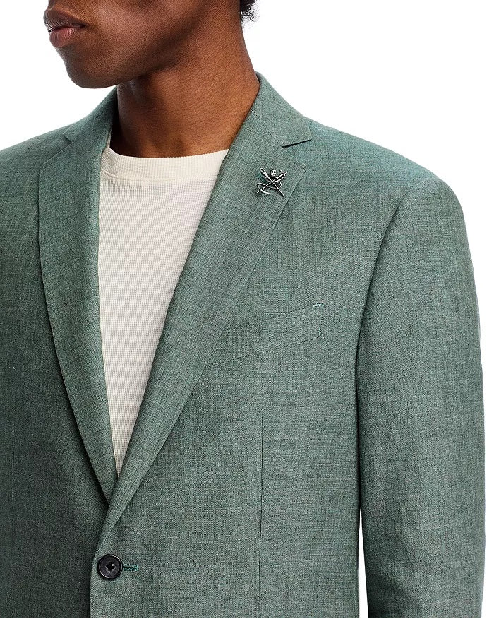 John Varvatos Star Usa Mens Slim fit Suit Jacket Blazer 40 S Green Solid