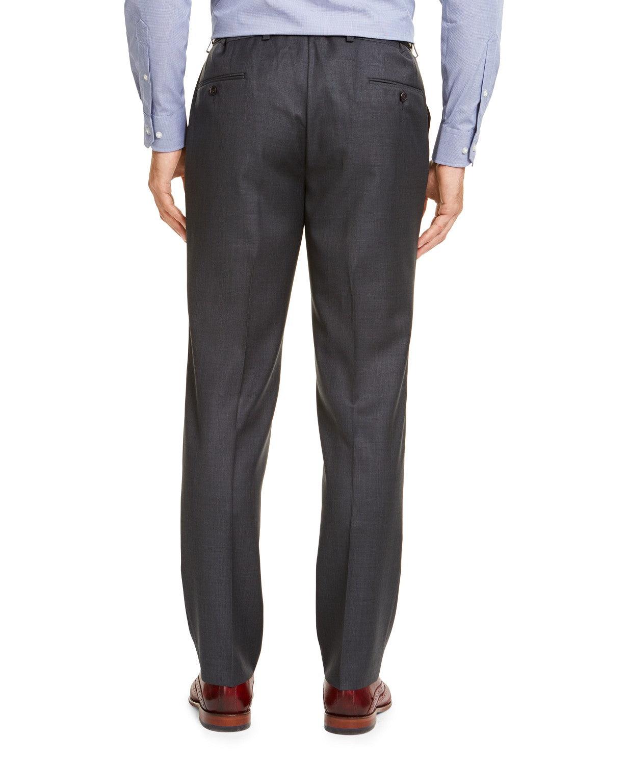 Lauren Ralph Lauren Mens Classic fit Dress Pants 36 / 32 Grey Solid Stretch