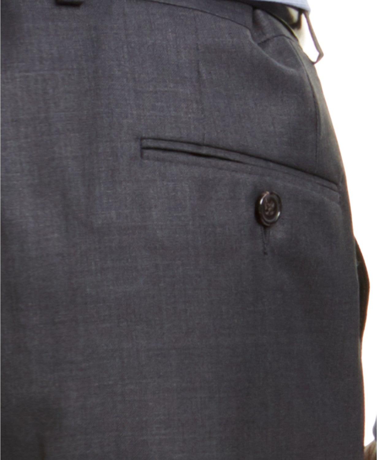 Lauren Ralph Lauren Mens Classic fit Dress Pants 44 / 32 Charcoal Grey Solid