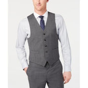 Lauren Ralph Lauren Mens Classic fit Button-Up Suit Vest Small Grey Stretch