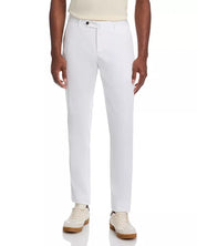 Pt Torino Mens Garment-Dyed Silkochino Slim Fit Pants EU 50 / US 34 White