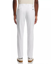 Pt Torino Mens Garment-Dyed Silkochino Slim Fit Pants EU 48 / US 32 White