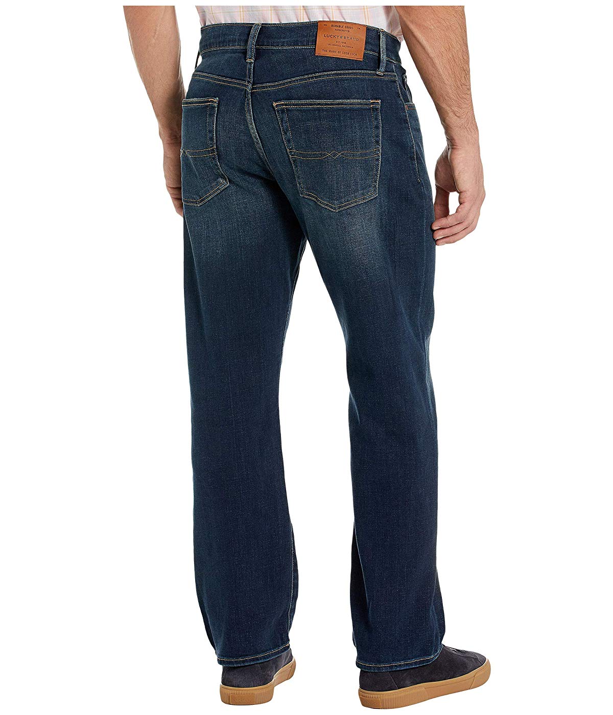 Lucky Brand Mens 181 Relaxed-Straight Fit Jeans Balsam Blue 33 x 30