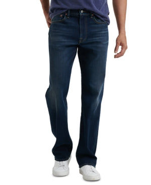 Lucky Brand Mens Regular fit Cotton Denim 38 / 32 Blue Solid
