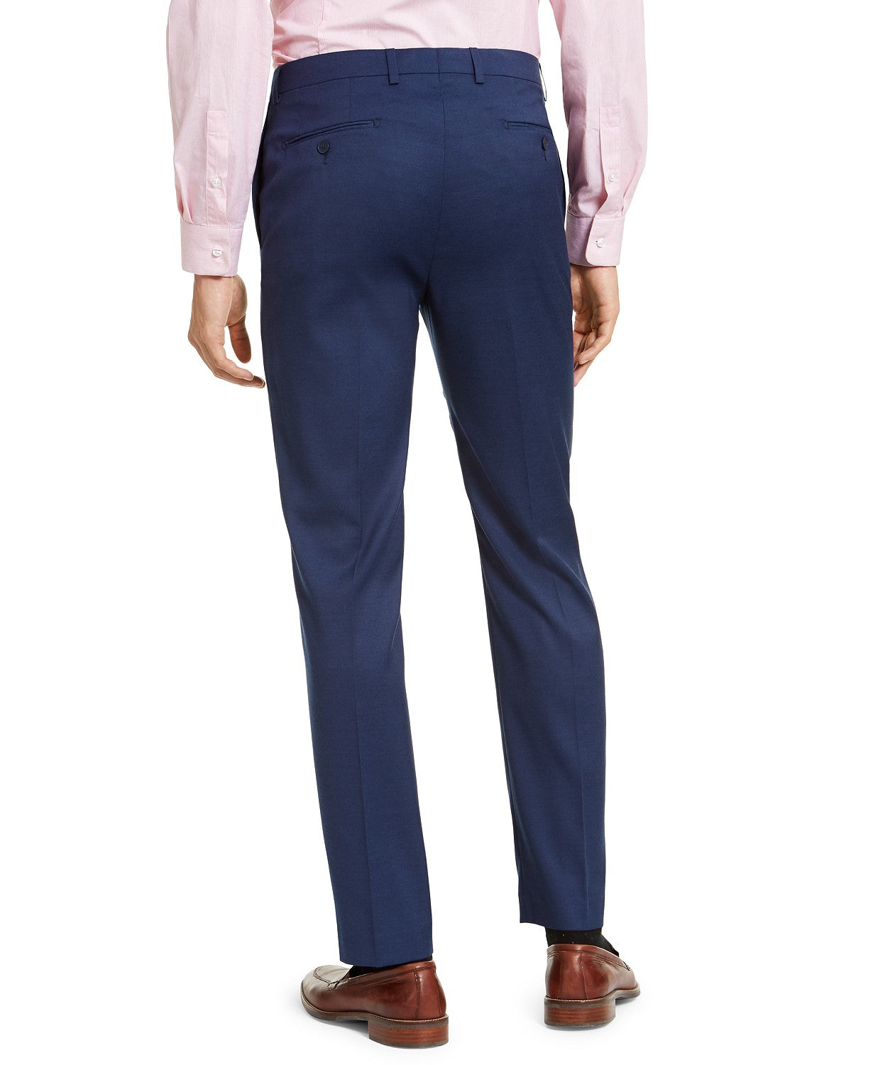 Calvin Klein Mens Slim fit Dress Pants 40 / 29 Blue Solid