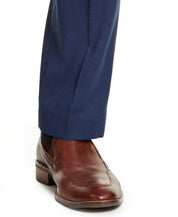 Calvin Klein Mens Slim fit Dress Pants 33 / 30 Blue Solid