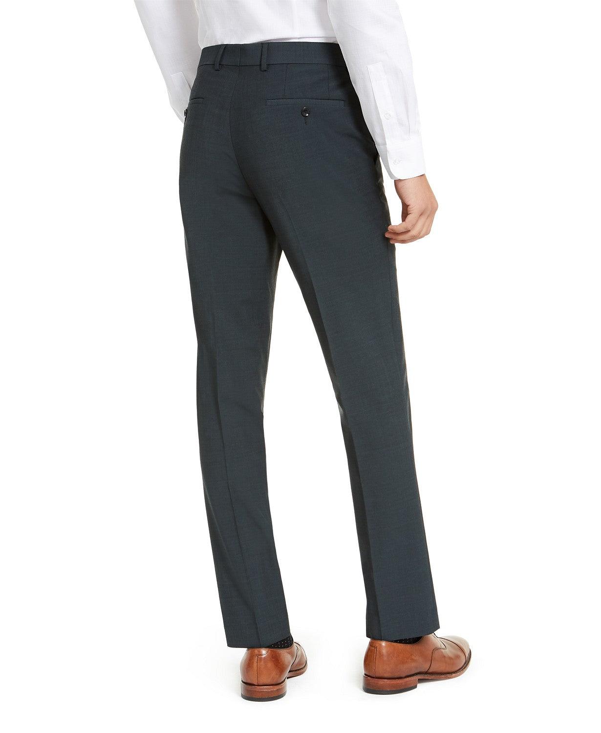 Bar III Mens Slim-Fit Suit Pants Emerald Green 32 x 34