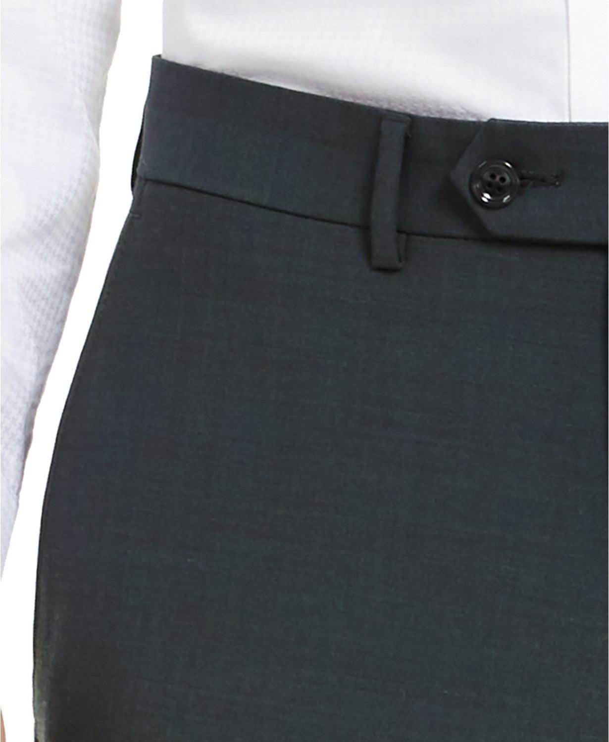 Bar III Mens Slim-Fit Suit Pants Emerald Green 32 x 34
