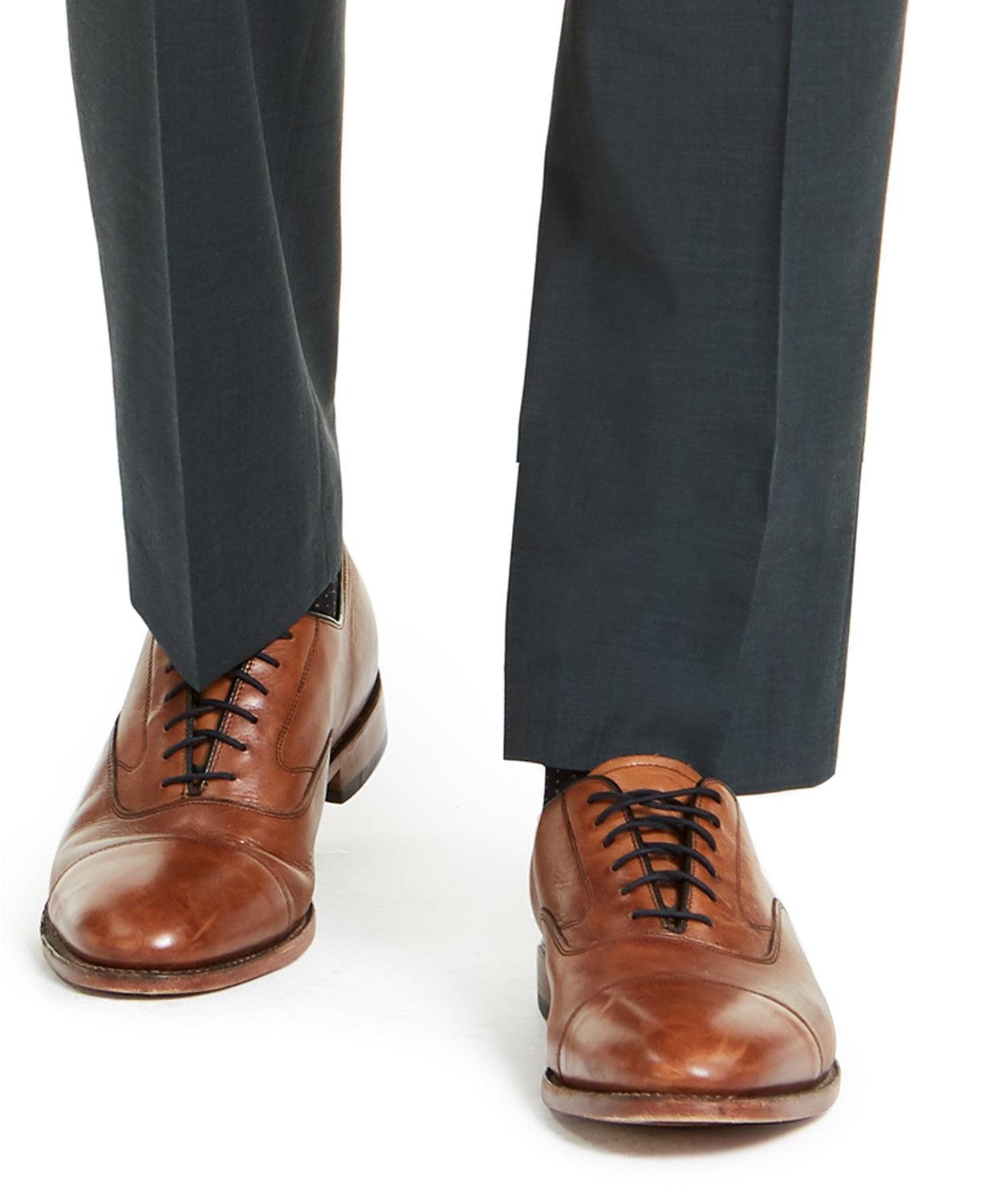 Bar III Mens Slim-Fit Suit Pants Emerald Green 32 x 34