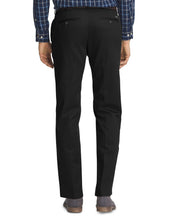 Izod Mens Straight Fit Chino Pants Flat Front Black 36 x 32