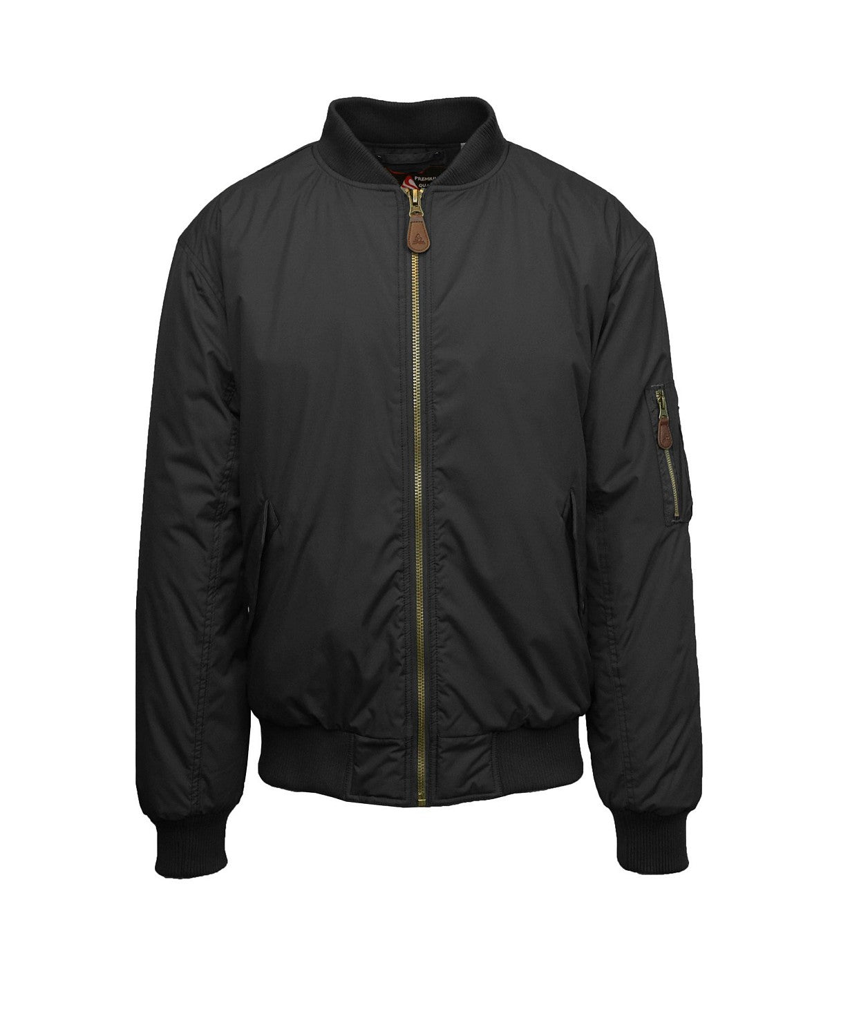 Galaxy By Harvic Mens Field Jacket Coat Large Black Solid