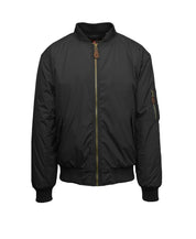 Galaxy By Harvic Mens Field Jacket Coat Large Black Solid