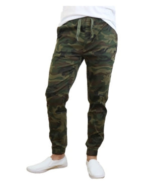 Galaxy by Harvic Men's Jogger Mid Rise Pants Bright Green Large