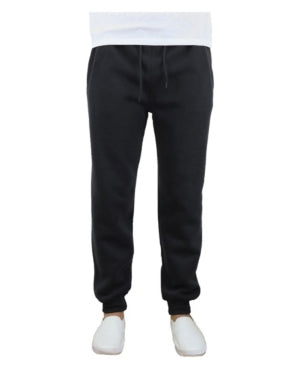 Galaxy Mens  fit Casual Pants XL / 30 Black Solid