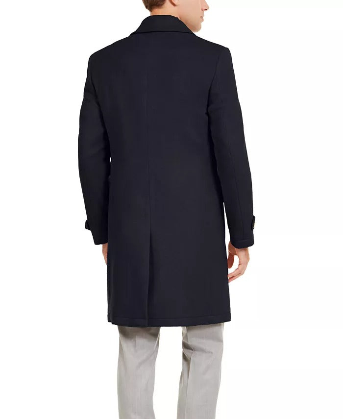 Lauren Ralph Lauren Men's Classic Double Breasted Peacoat Coat Jacket Blue 44L
