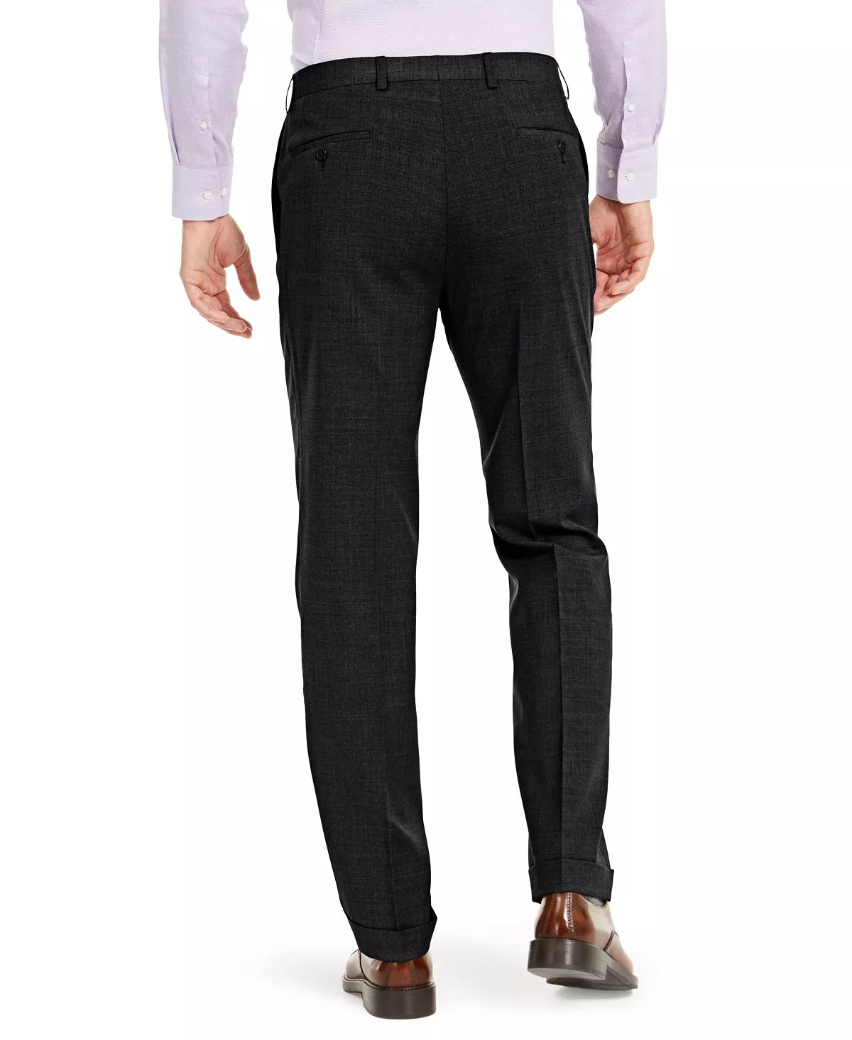 Lauren Ralph Lauren Men's Wool Blend Classic Fit Dress Pants Black 35 x 32