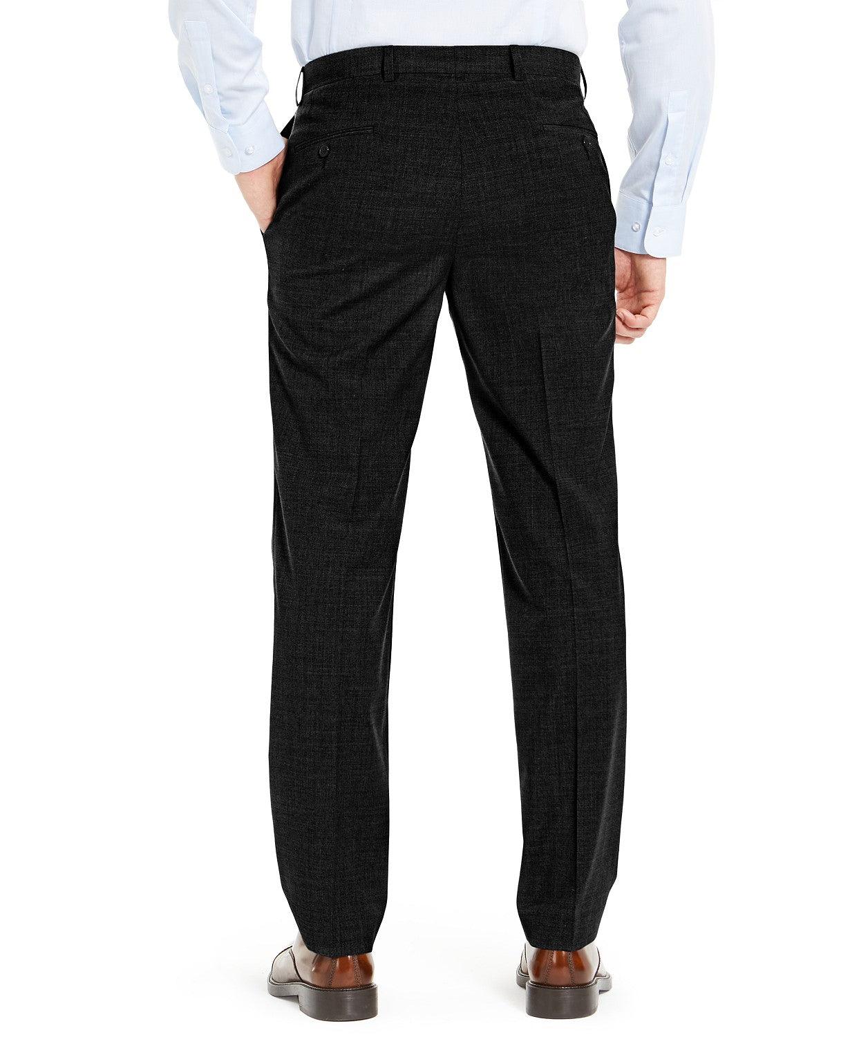 Ralph Lauren Men's Wool-Blend Classic-Fit Pants Black 42 x 32