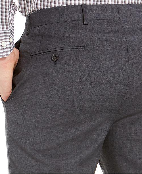 Lauren Ralph Lauren Men's Wool-Blend Classic-Fit Charcoal Pants 34 x 30