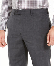 Lauren Ralph Lauren Men's Wool-Blend Classic-Fit Charcoal Pants 34 x 30