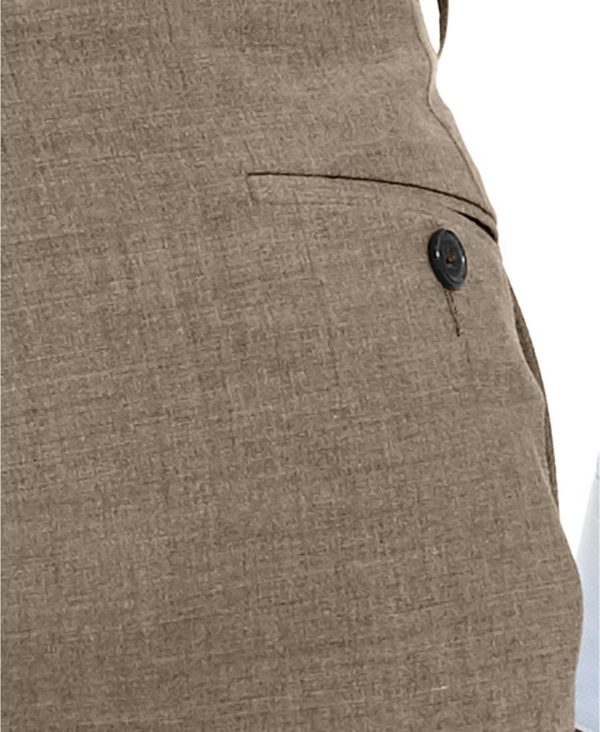 Lauren Ralph Lauren Mens Wool Blend Classic-Fit Tan Dress Pants 38 x 30