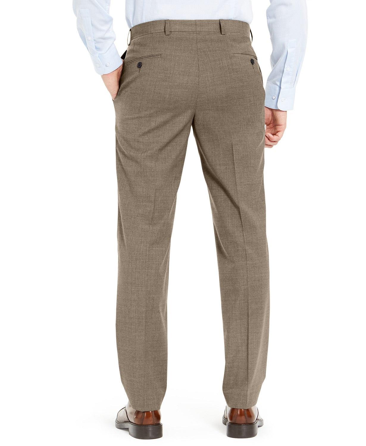 Lauren Ralph Lauren Mens Wool Blend Classic-Fit Tan Dress Pants 38 x 30