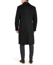Lauren Ralph Lauren Men's Columbia Classic-Fit Overcoat Coat 40L Black Topcoat