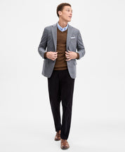 Tommy Hilfiger Mens Modern fit Sport Coat Blazer 40 L Gray Brown Plaid