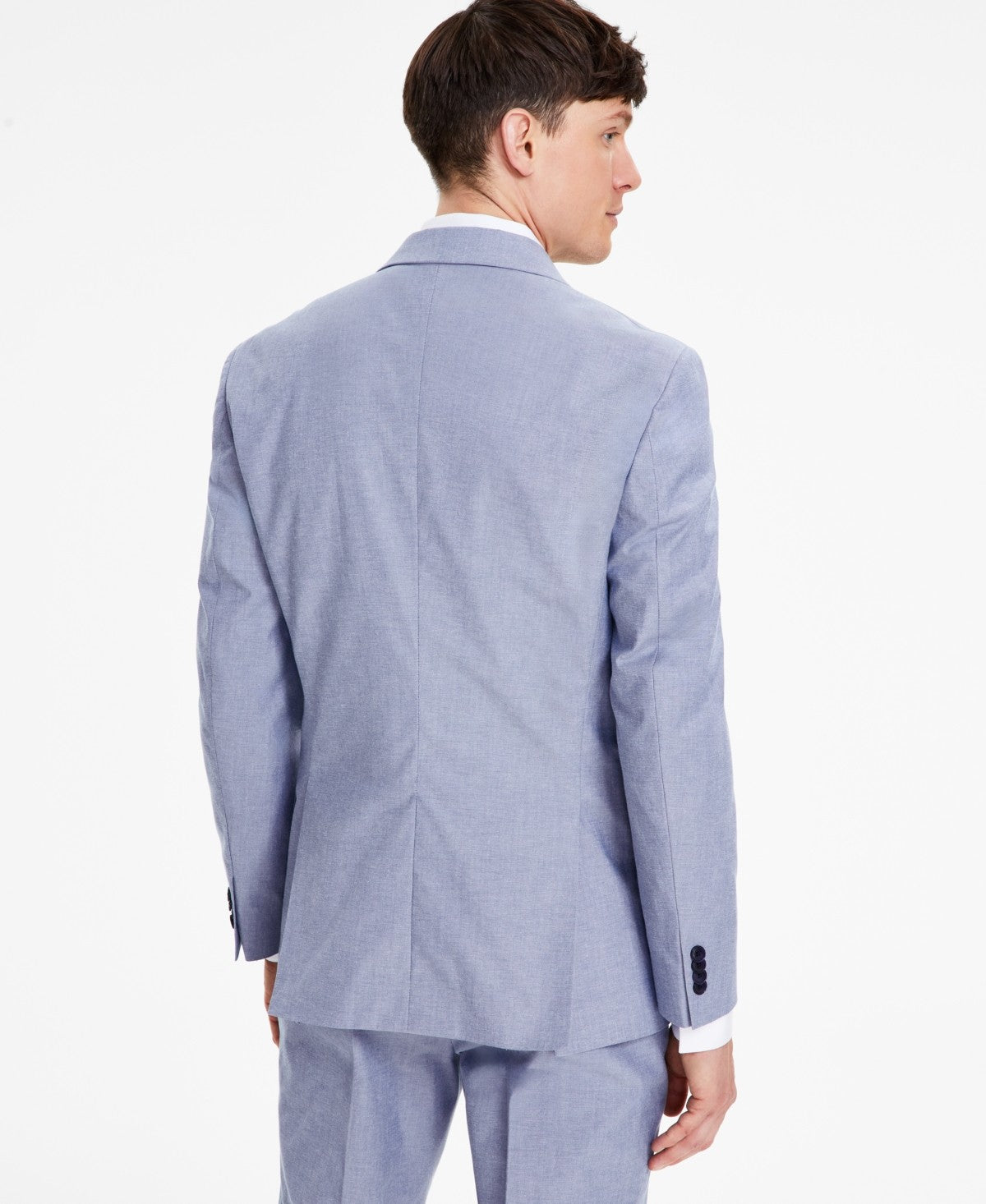Tommy Hilfiger Mens Modern fit Cotton Suit Jacket Blazer 41 R Blue Solid