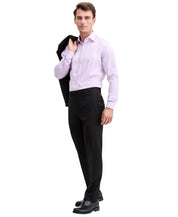 Kenneth Cole Mens Slim fit 2 Piece Suit 36 R / 29 Waist Black Striped Stretch