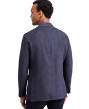 Michael Kors Mens Modern fit Sport Coat Blazer 42 R Navy Blue Solid