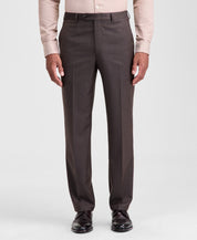 Michael Kors Mens Classic fit Wool Dress Pants 42 / 32 Brown Solid