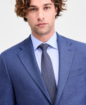 Michael Kors Mens Classic fit Twill Sport Coat Blazer 40 S Blue Solid
