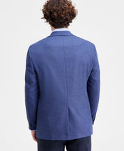 Michael Kors Mens Classic fit Twill Sport Coat Blazer 40 S Blue Solid