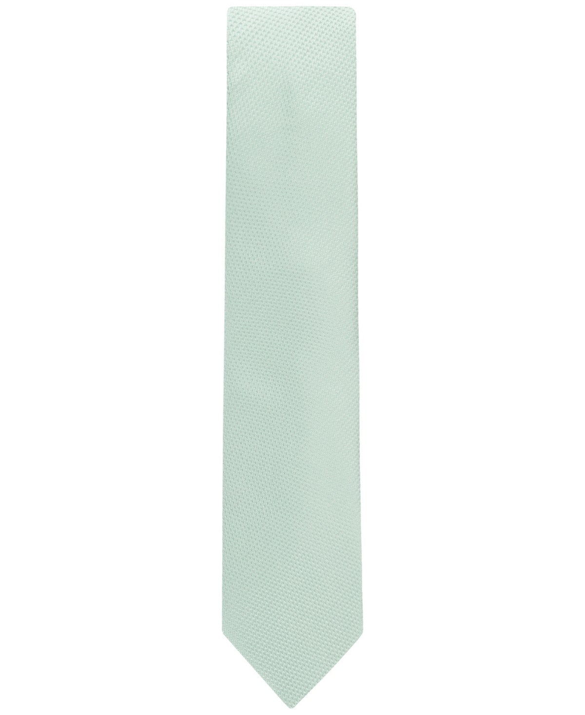 Tommy Hilfiger Mens Meridian Textured Solid Neck Tie Green