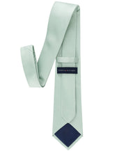 Tommy Hilfiger Mens Meridian Textured Solid Neck Tie Green