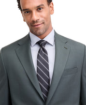 Michael Kors Mens Classic fit Suit Jacket Blazer 50 L Olive Green Solid Wool