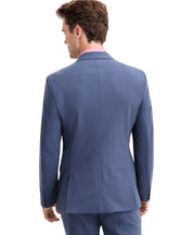 Bar III Mens Slim fit Wool Suit Jacket Blazer 36 S Blue Solid