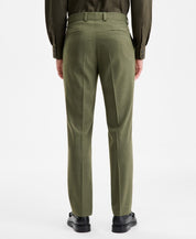 Hugo Boss Mens Modern fit  Wool Dress Pants 30 / 32 Green Solid