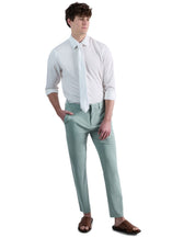 Kenneth Cole Mens Slim fit Dress Pants Knit 34 / 32 Light Green Solid